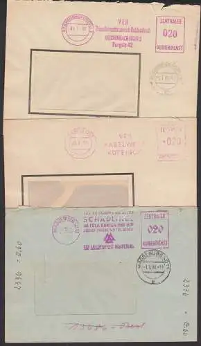 Reichenbach, Berlin O17, Magdeburg 3 ZKD-AFS, Fahlberg-List, zur Bekämpfung aller Schädlinge