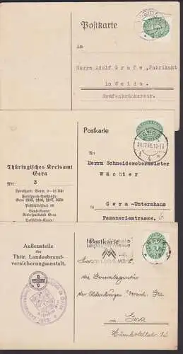 Gera Land Thüringen Kreisamt, MWSt. Internationale Leipziger Mese MM Dienstpost