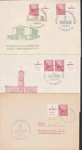 Berlin-Hohenschönhausen II. DEBRIA Zdr. SSt. Rotes Rathaus, nachträgliche Entwertung