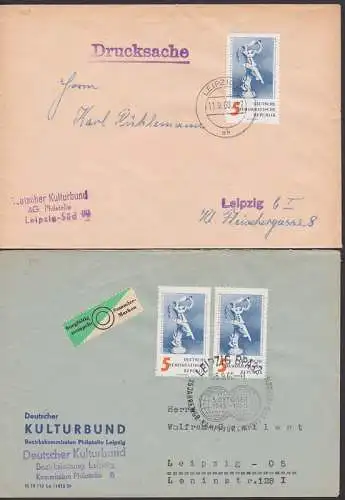 BPA Leipzig SSt. 15 Jahre WGB für Einheit und Frieden, 5 Pf. Meissner Pozellan in EF, MEF (724)