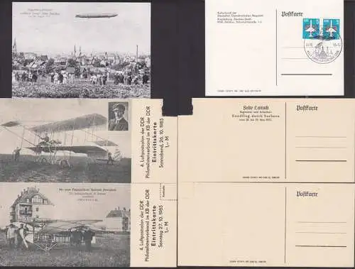 Felix Laitsch Eintrittkarten  für Luftpostsalon 26.10.1985