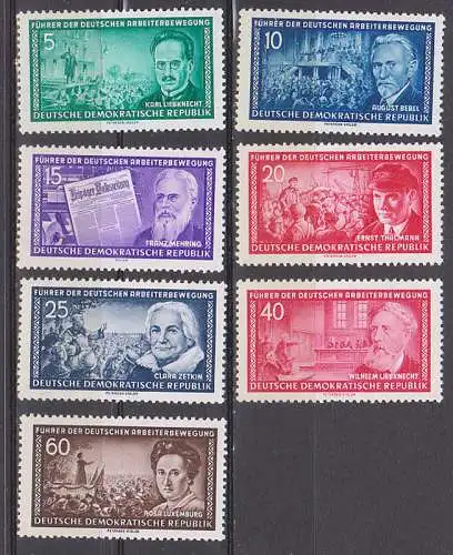 Führer der dt. Arbeiterbewgung (472/78) **, Rosa Luxemburg, Franz Mehring, Clara Zetkin