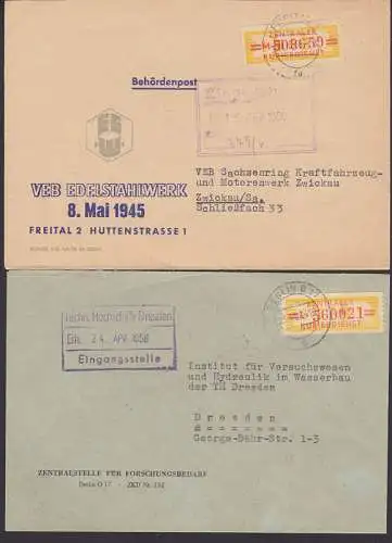Freital, Berlin Edelstahlwerk, Zentralstelle für Forschungsbedarf, ZKD  17M, 17L
