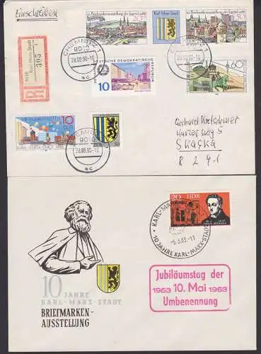 Umbennung Karl-Marx-Stadt in Chemnitz 1990, zwei Zeitdokumente bzw. Jubiläumstag