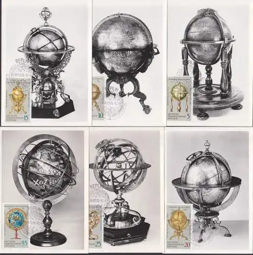 MC 1792/97 Himmelsgloben auf Photo mit SSt