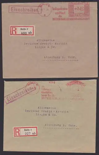 Deutsche Bank und Disconto Gesellschaft Berlin zwei R-Bf mit AFS 1932, 1935