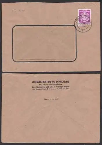 Zwickau (Sachs) 48 Pfg. Dienstmarke auf Bf 2. Gewichtsstufe, Abs. Konstruktion und Entwicklung Akkumulatoren