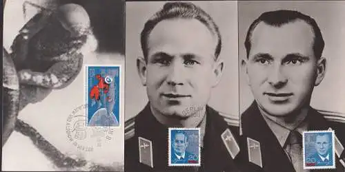 MC 1139 - 41 Besuch der Astronauten, Leonow, Beljajew auf Ak, 1041 auf Foto