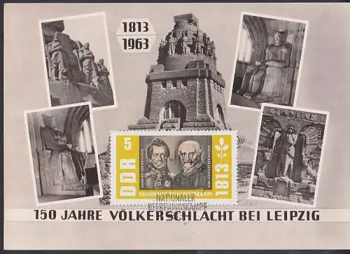 MC 988 Nationaler Befreiungskampf auf Ak 150 Jahre Völkerschlacht bei Leipzig