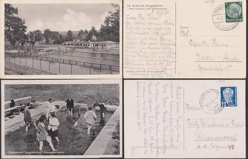 Keippkurort Berggießhübel, die Badeanstalt um 1933, Wassertretbecken