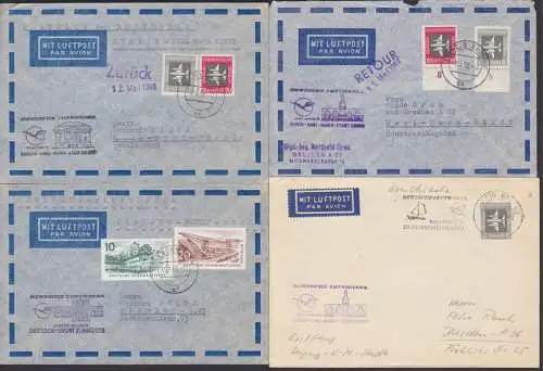 Sempergalerie, Staatsoper Altes Rathaus, je Lp-Beförderungsbestätigungs-St