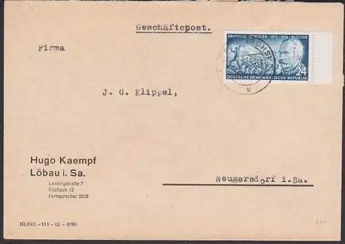 Deutsche Patrioten Revolution 1848 Blücher, G-Papiere Löbau (Sachs) (401)