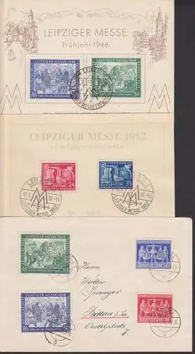 Zittau 26.6.48 Währungsreform. Hannovermesse, Leipziger Messe 1948, 1952