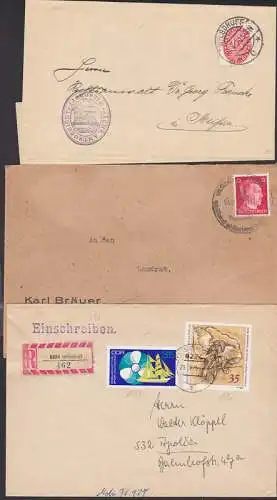 Wilsdruff drei Belege dabei SSt. An der Reichsautobahn