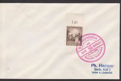 Hartmannseifen 8./10. 1938 Rudník, Wir sind frei - sogenannte Befreiungsst. Sudenten, Tag der Befreiung
