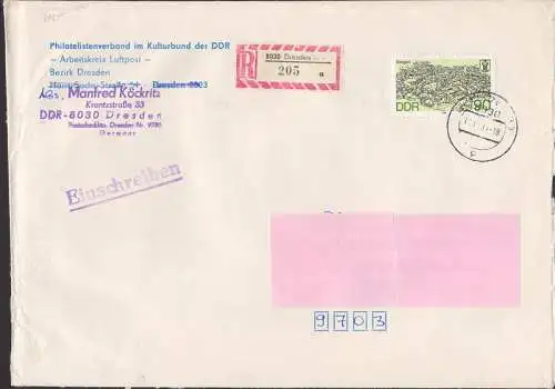 Dresden R-Bf 2. Gewichtsstufe mit 90 Pfg. Bergen (3165)