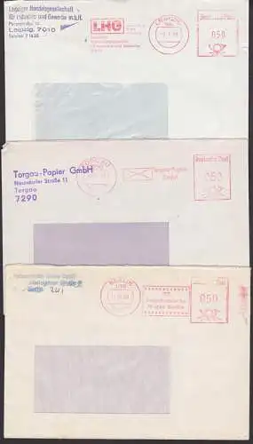 Torgau, Leipzig, Berlin 3 AFS nach der Wende, wo VEB-Betriebe in GmbH gewandelt wurden - Aptierungen