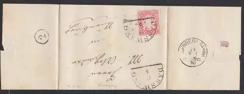 Dasswang  auf Bf nach Nrnberg mit 3 Kr. 17.5.1870 (15)