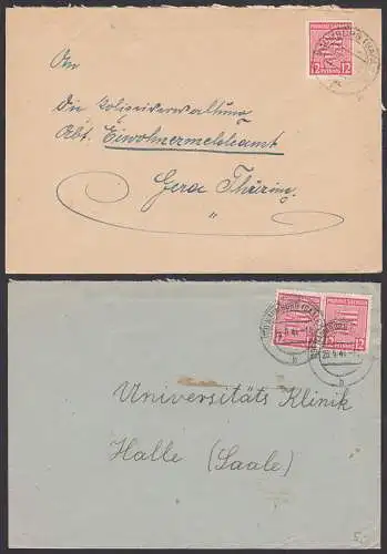 Provinz Sachsen zwei Bfe aus Naumburg (Saale)