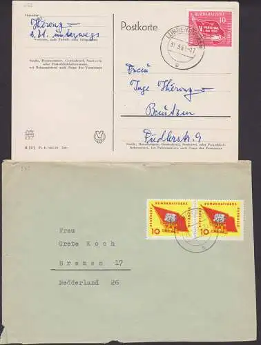 Parteitage der SED  (633, 941) auf Karte bzw. Brief