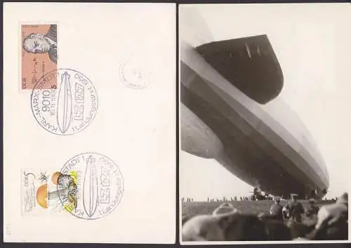 Zeppelin-Landungsfahrt LZ 127 in Karl-Marx-Stadt, Foto SSt 16.11.1980 (2551)
