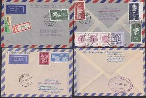 Mittelhofer-Gedenkflug Zrich - Kapstadt 9.2.57, Berlin via Zrich , SAENA BOING 707