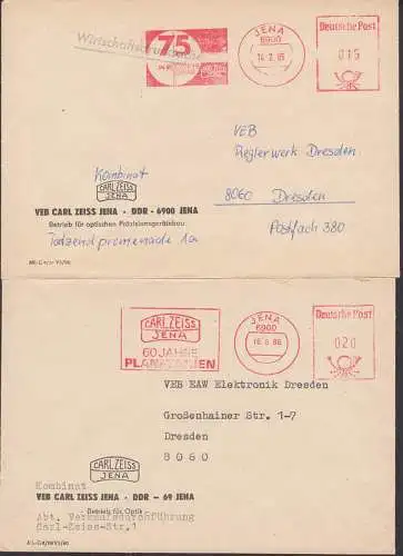 Jena Carl Zeiss zwei versch. AFS, Mikroskope, Planetarien