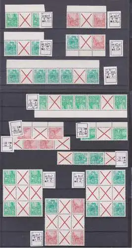 Andreaskreuz mit 5-Jahrplanausgabe postfrisch, Zdr dabei Hz 7,8,9