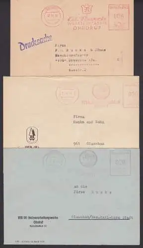 Ohrdruff AFS Ed. Rasch Werkzeugfabik  7.11.52, Holzverarbeitungswerke