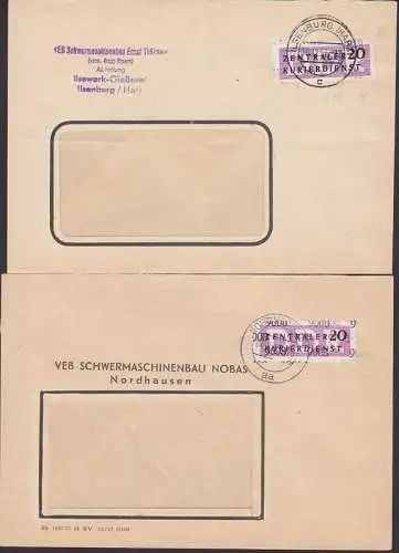 Ilsenburg, Nordhausen  je ZKD-Bf, Kreisaufdruck 7019, 9008 Schwermaschinenbau (vorm. Krupp Grusen)