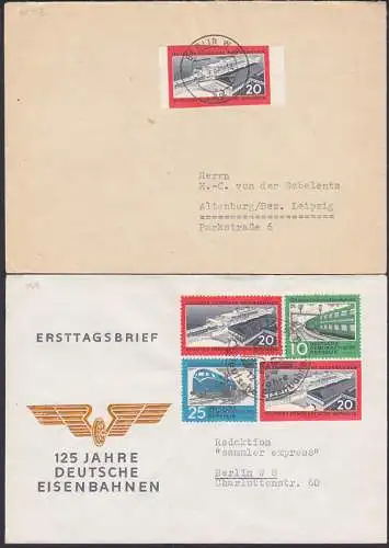 Deutsche Eisenbahnen (804/7 und 805B) FDC