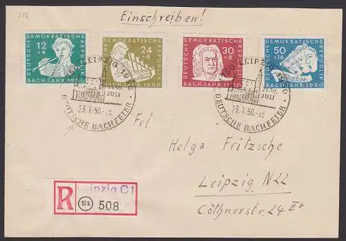 Bachfeier SSt. Leipzig 23.7.50 (256/59), R-Bf