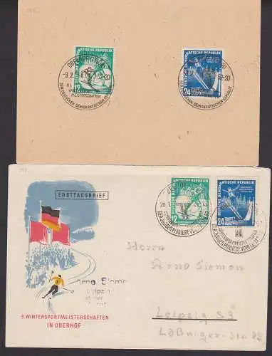 Oberhof 1952,  SSt. Ski-Langlauf (298/99) Wintersportmeisterschaften