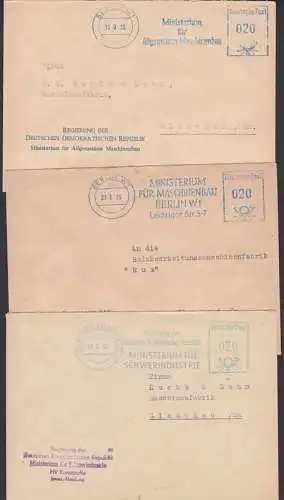 Regierung Ministerium Schwerindustrie, allgemeine Maschinenbau, AFS in blau 1955