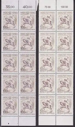 Europäische Postverbindungen Gemeinschaftsausgabe Berlin und Österreich **