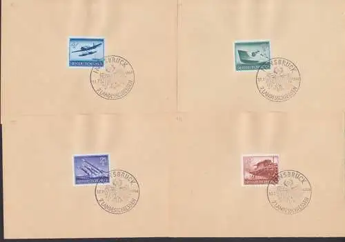 DR 881 - 884 SSt.. Innsbruck 7. Landesschiessen 17.7.1944 auf Unterlage