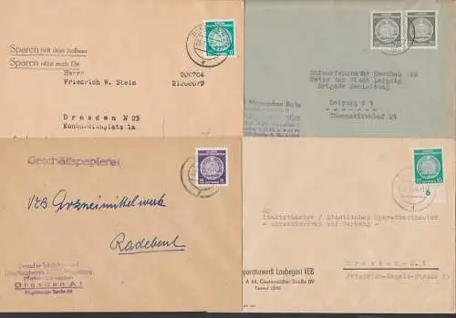 Kreissparkasse -Sparen hilft dem Aufbau Sparen hilft auch Dir -, Schiffsreparaturwerft Laubegasat, 4 Dienstpostbfe