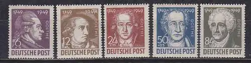 Johann Wolfgang von Goethe gestempelt  (234/38) 200. Geburtstag