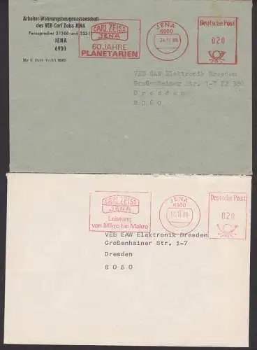 Carl Zeiss Jena zwei versch. AFS 60 Jahre Planetarium, Leistung von Mikro bis Makro