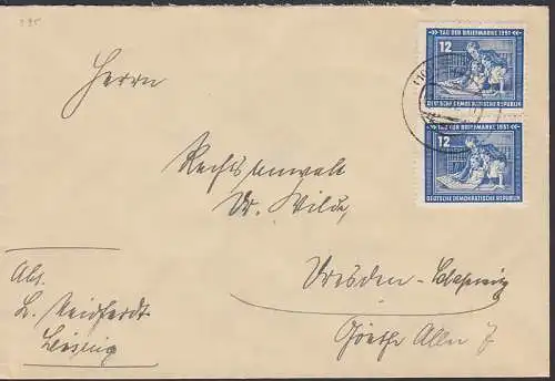 Tag der Briefmarke 1951 Fernbrief (295), Philatelist und Jugend