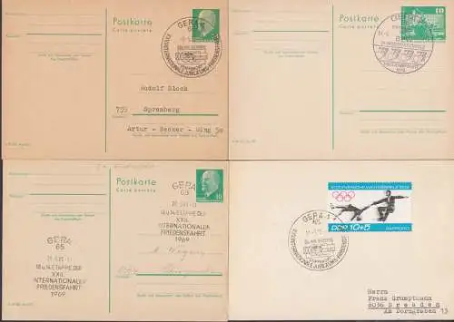 Bike, Fahrrad, 3 SSt. Friedensfahrt je Etappenort GERA