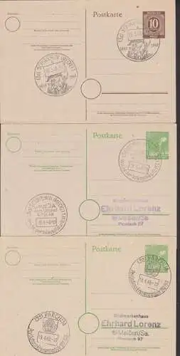 Parchim, Schwerin SSt. Erinnerungsjahr 1848 - 1948 auf GA bzw. Woche der Volkssolidarität