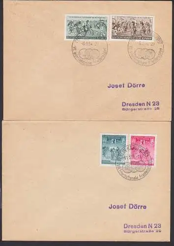 Berlin-Karlshorst zwei versch. SSt VII. und VIII. Friedensfahrt, Bike, Fahrrad