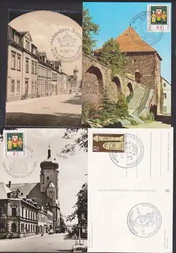 Marienberg (Sachs) Lot mit SSt. auf Ak