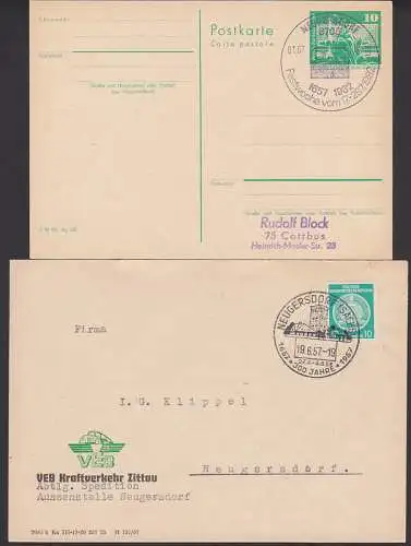 Neugersdorf 1657 - 1957, bzw. bis 1982, 2 SSt. Zum Jubiläum