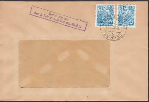 Waltersdorf (Kr. Zittau) R2 Propaganda Deine Stimme der Arbeiter- und Bauern-Macht! 17.9.54