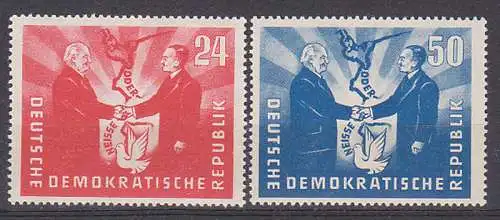 Deutsch-Polnische Freundschaft, Oder-Neisse-Friedensgrenze (284/85) **