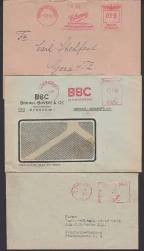 Hamburg 7.1.48, Mannheim 9.1.48 BBC Berlin-Halensee Chemag 9.8.40, PFS bzw. AFS