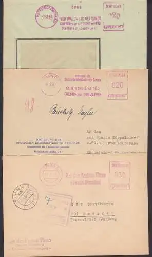 Hettstedt (Südharz), Pirna, Berlin O17 je ZKD-AFS Rat des Kreisew, Walzwerk, Ministerium