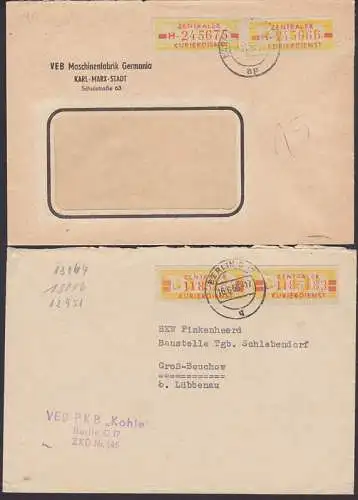 Karl-Marx-Stadt Maschinenfabrik Germania ZKD 19I Lfd.Nr.  666 und 675, Berlin B19 L im Paar